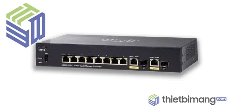 Bộ chuyển mạch Switch SG350-10P-K9-EU chính hãng
