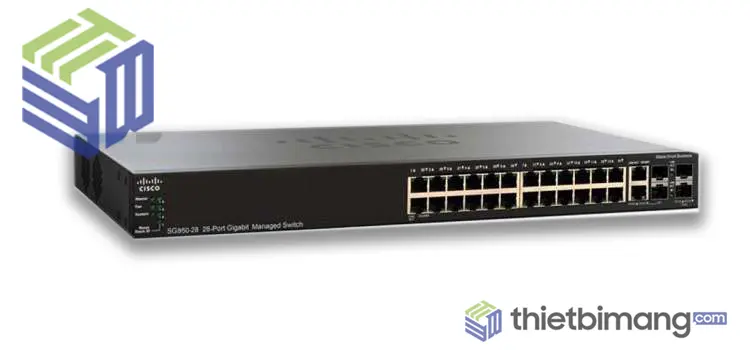 Switch Cisco SG350-28-K9-EU chính hãng