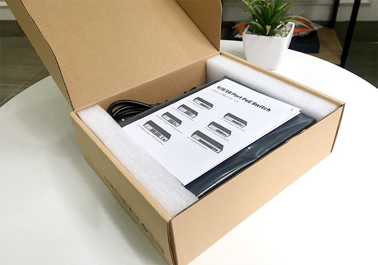 Switch PoE 4 Ports