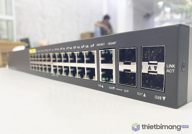 Switch Cisco SG350-28P-K9-EU chính hãng