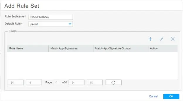Cấu hình Rule App Firewall