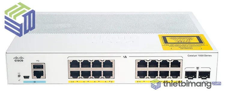 Switch Cisco C1000-16FP-2G-L 16 cổng 1G PoE+, 2x 1G SFP