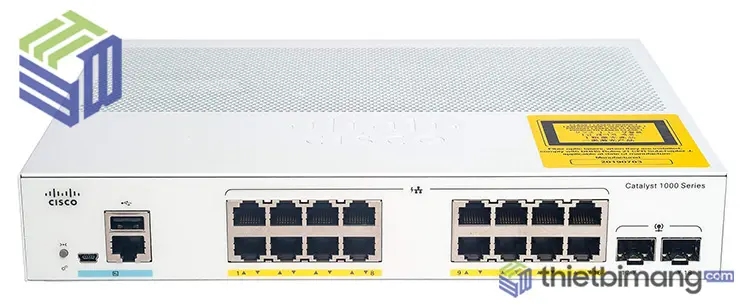Cisco C1000-16P-E-2G-L 16 port 1G PoE+, 2x 1G SFP chính hãng