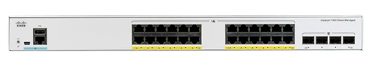 Cisco C1000-24P-4X-L 24x 10/100/1000 Ethernet PoE+, 4x 10G SFP+