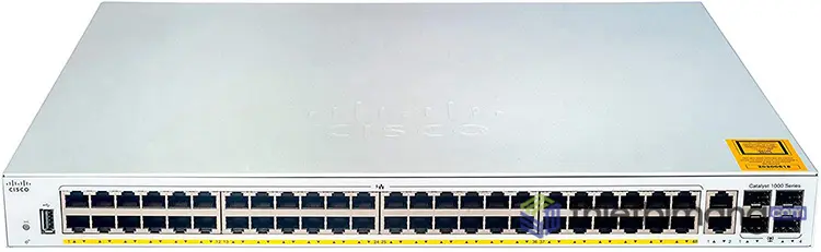 Cisco C1000-48FP-4G-L 48x 10/100/1000 Ethernet PoE+ ports and 740W PoE budget, 4x 1G SFP uplinks