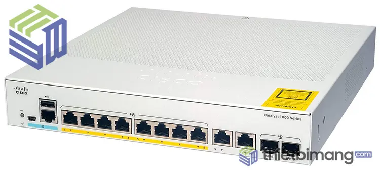 Cisco C1000-8P-2G-L 8x 10/100/1000 Ethernet PoE+, 2x 1G SFP