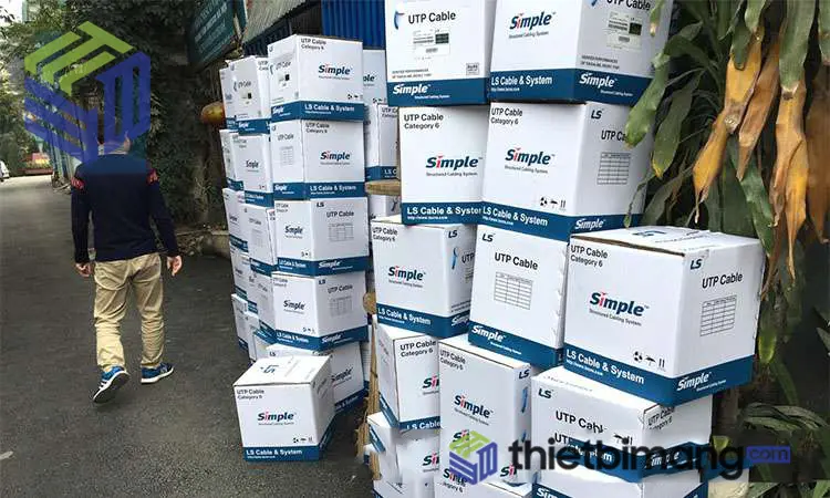 Thùng cáp mạng LS Cat6 tại kho Thùng cáp mạng LS Cat6 tại kho