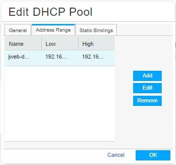 Enable Address Configure