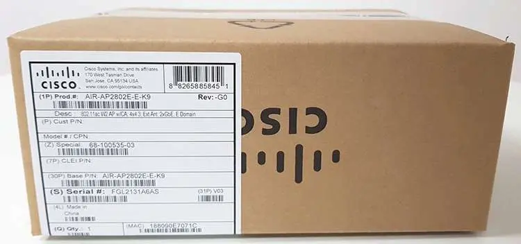 AIR-AP2802E-E-K9 Cisco 2800 Series Access Points