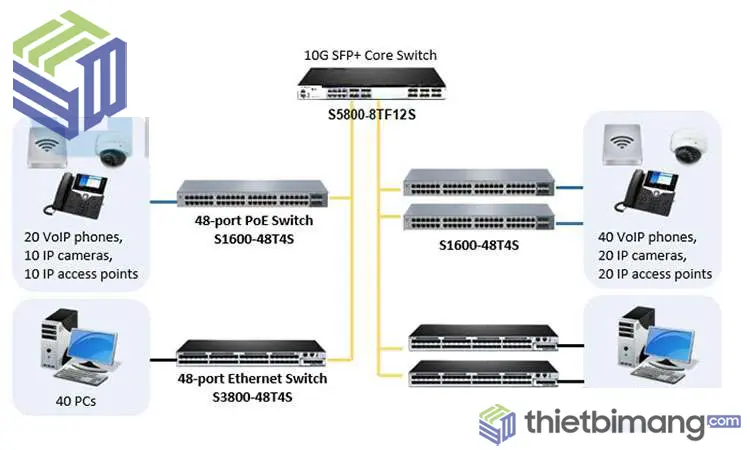 Vai trò của Core Switch trong hệ thống mạng