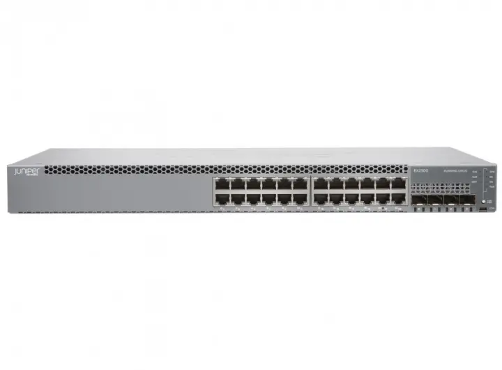 Juniper <b>EX2300-24P-VC</b> 24 Port PoE+, 4 SFP+ Uplink Slot Juniper <b>EX2300-24P-VC</b> 24 Port PoE+, 4 SFP+ Uplink Slot