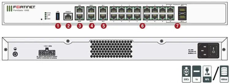 Tường lửa Firewall Fortigate FG100E-BDL