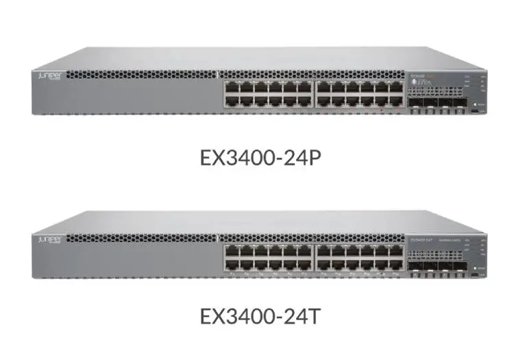 Hình ảnh switch Juniper EX3400-24T và Juniper EX3400-24P