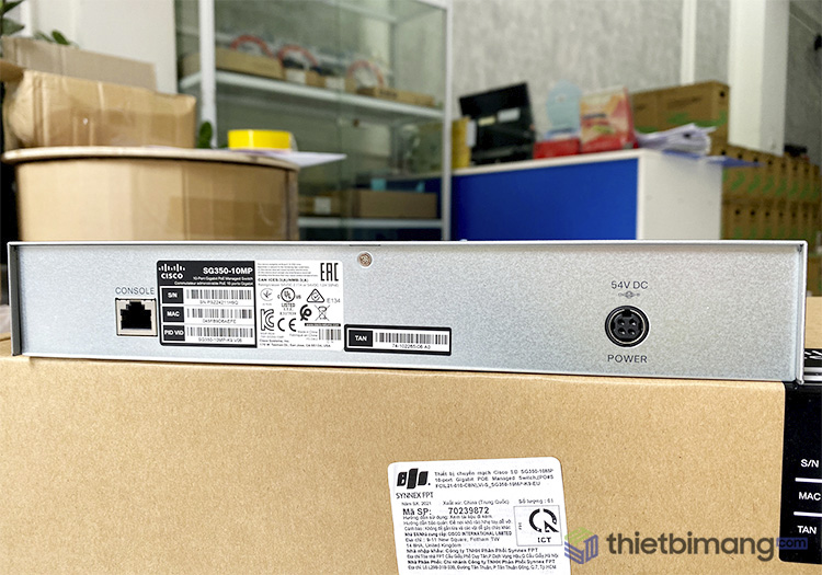 Switch mạng Cisco SG350-10MP-K9-EU chính hãng