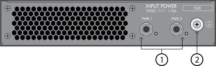Hình ảnh mô tả các cổng mặt sau của Firewall Palo Alto Networks PA-220