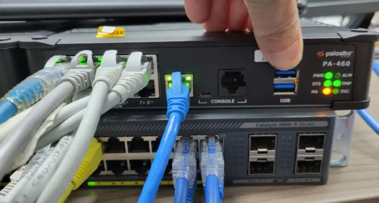 kết nối tường lửa Palo Alto PA-460, firewall Palo Alto PA-460