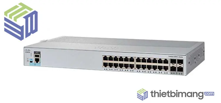 Switch WS-2960L-SM-24PS hãng Cisco