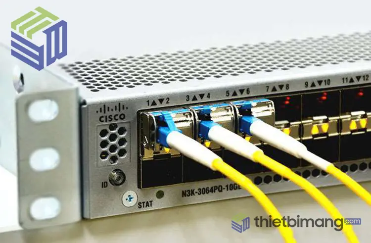 Module Cisco được gắn vào thiết bị