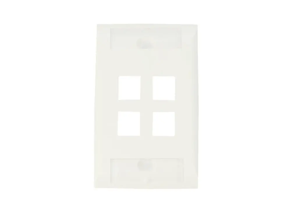 Mặt chữ nhật 4 cổng CommScope 1-2111011-3 không nắp sập cho phòng họp