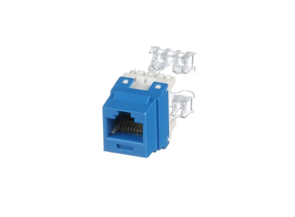 Nhân mạng Cat6 Panduit NetKey NK688MBU màu xanh dương keystone