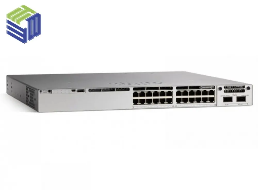 Switch Cisco Catalyst 9300-24P-A bản PoE cấp nguồn cho camera và access point