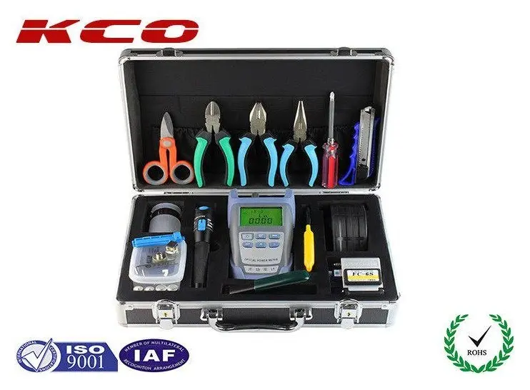 Bộ dụng cụ thi công cáp quang KCO gồm máy đo công suất và bút soi quang