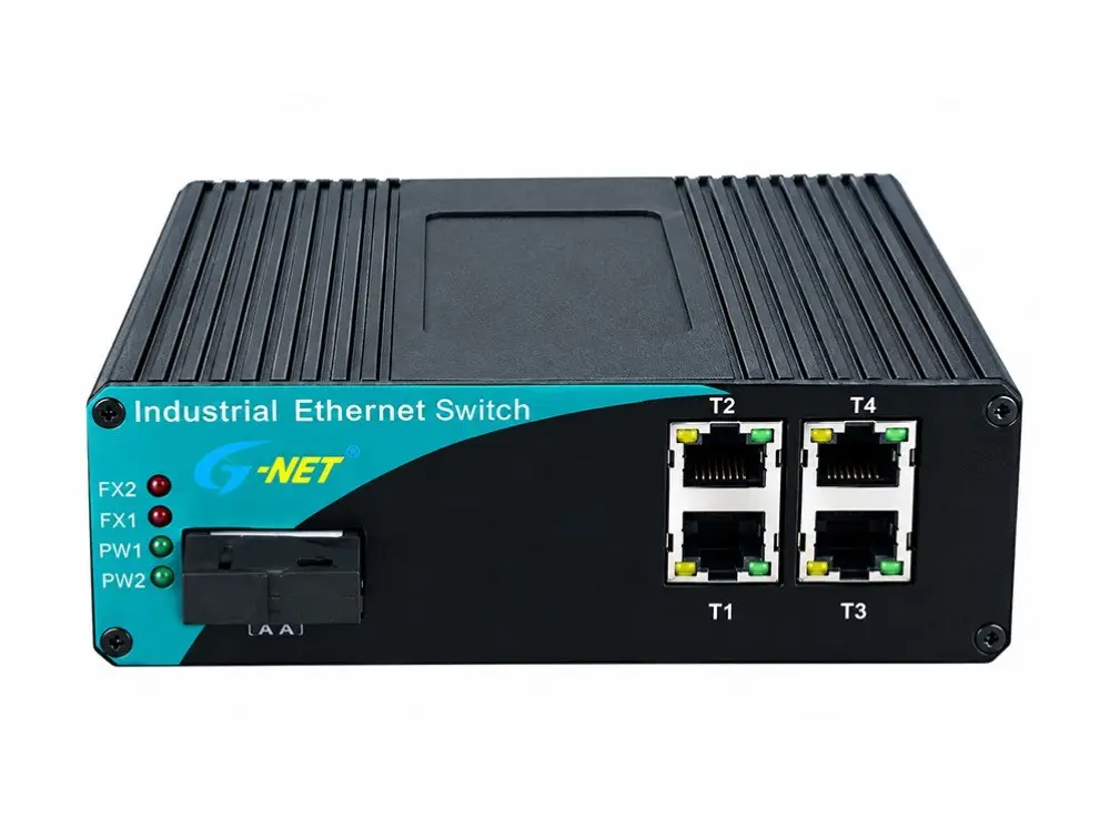 Switch công nghiệp PoE G-IES-1GX4GP-SFP 4 cổng Gigabit PoE và 1 khe SFP cho cột camera