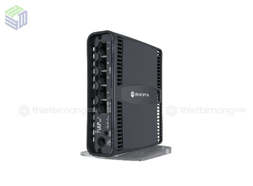 Router MikroTik hAP ax2 dùng làm router và phát Wi-Fi cho quán cà phê
