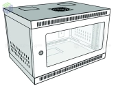 Tủ rack 6U sâu D400 Mika
