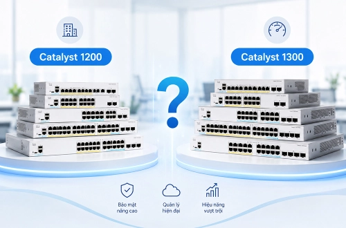 Cisco Catalyst 1200 hay Catalyst 1300 nên chọn loại nào?