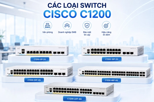 Các loại Switch Cisco C1200 được sử dụng nhiều 2026