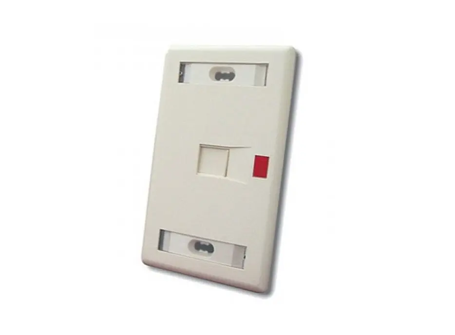 Mặt 2 cổng CommScope màu hạnh nhân