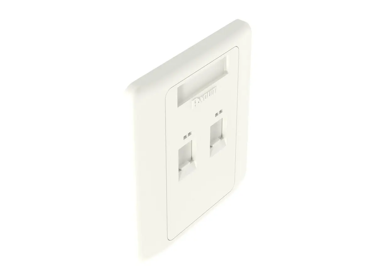 Mặt vuông 2 cổng Panduit NetKey