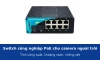 Switch công nghiệp PoE cho camera ngoài trời: tính công suất, khoảng cách và chống sét