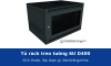 Tủ rack treo tường 6U D400: kích thước, lắp được gì, chọn bản đen, trắng hay cửa mika