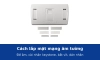 Cách lắp mặt mạng âm tường: đế âm, chừa cáp, cài nhân keystone, bắt vít, dán nhãn và lỗi thường gặp