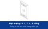 Mặt mạng LS 1, 2, 4, 6 cổng kiểu US: thông số, đế âm và nhân tương thích, giá từ 25.000 đ