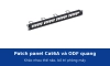 Patch panel Cat6A và hộp phối quang ODF trong tủ rack khác nhau thế nào? Bố trí cho phòng máy