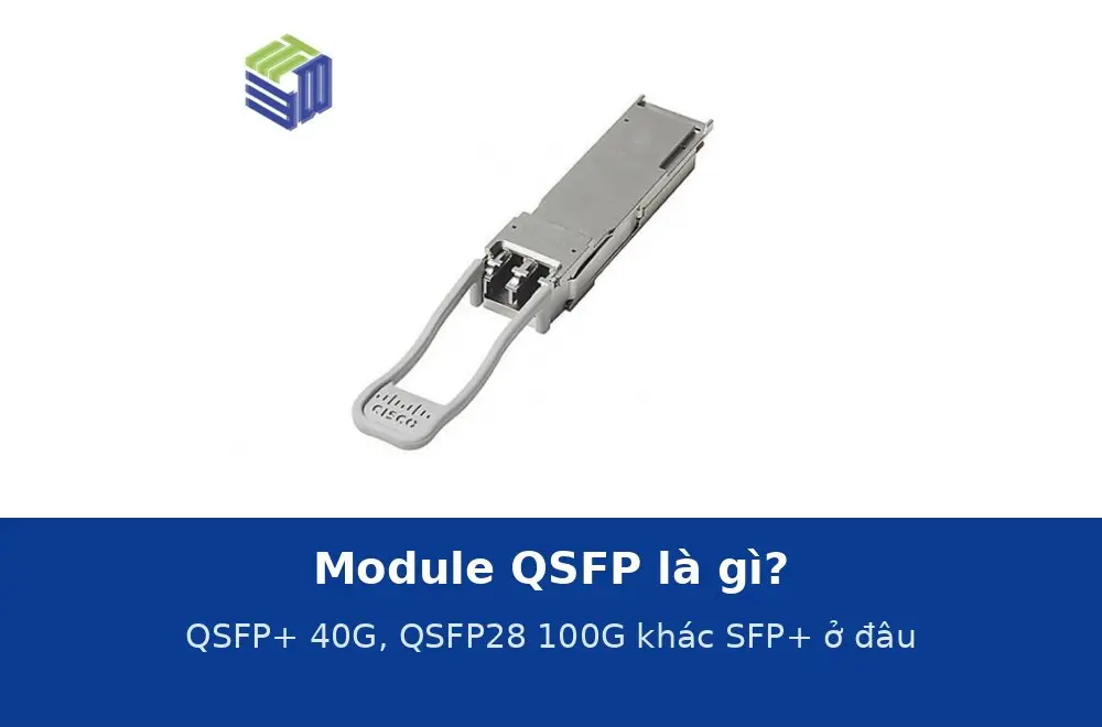 Module QSFP là gì? QSFP+ 40G và QSFP28 100G khác SFP, SFP+ ở đâu