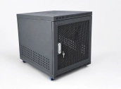 Tủ rack 10U sâu D600 màu đen cửa lưới