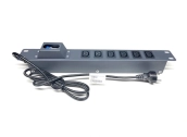 Thanh nguồn PDU 6 ổ C13 MCB20A, UNR-P6M20/1U-C13