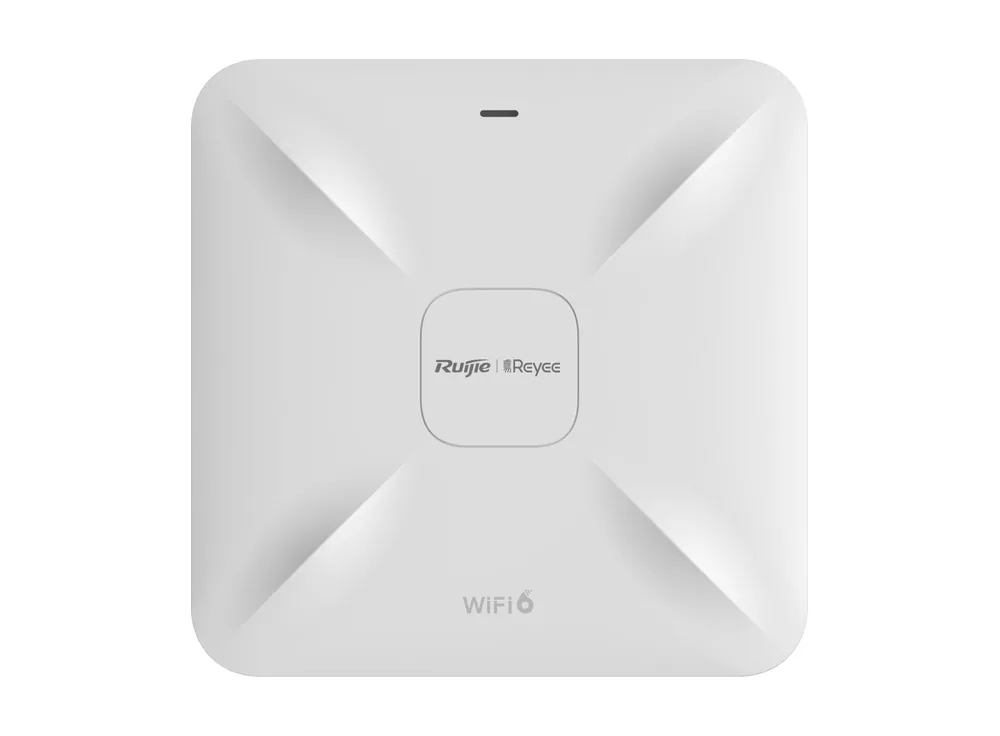Access point Wi-Fi 6 Ruijie RG-RAP2260(G) dạng ốp trần, ảnh chụp chính diện của hãng