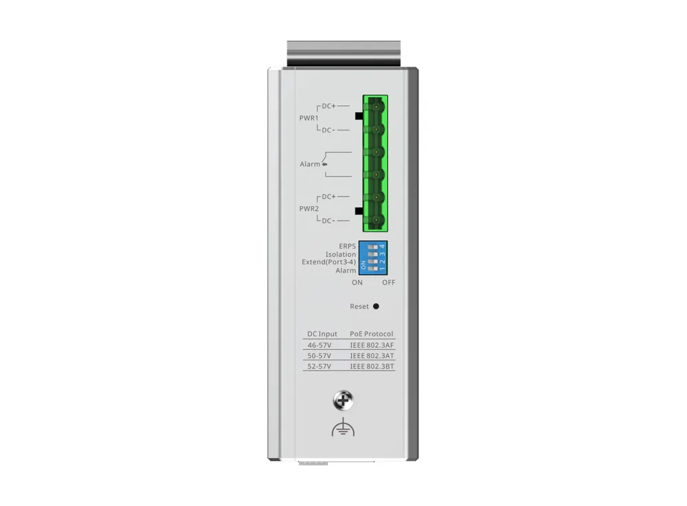 RG-NIS2100-4GT2SFP-HP nhìn từ trên xuống, ảnh hãng