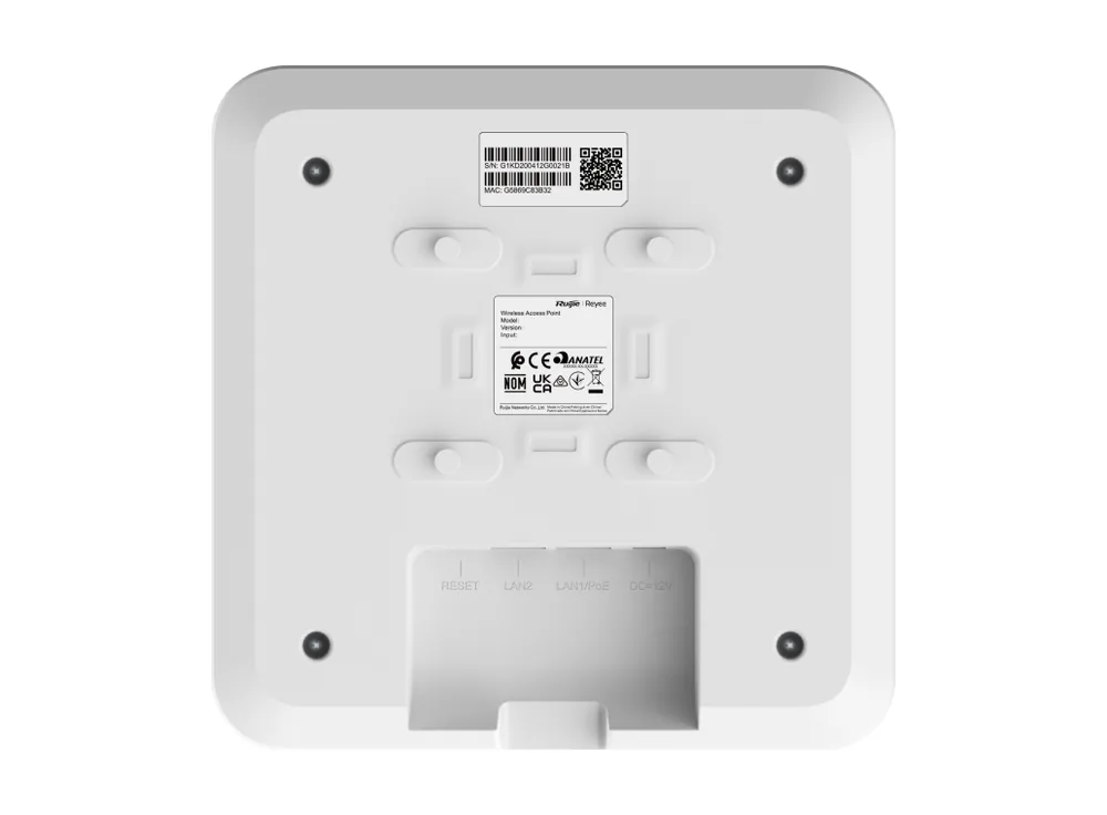 Mặt lưng access point Ruijie RG-RAP2200(E), ảnh hãng