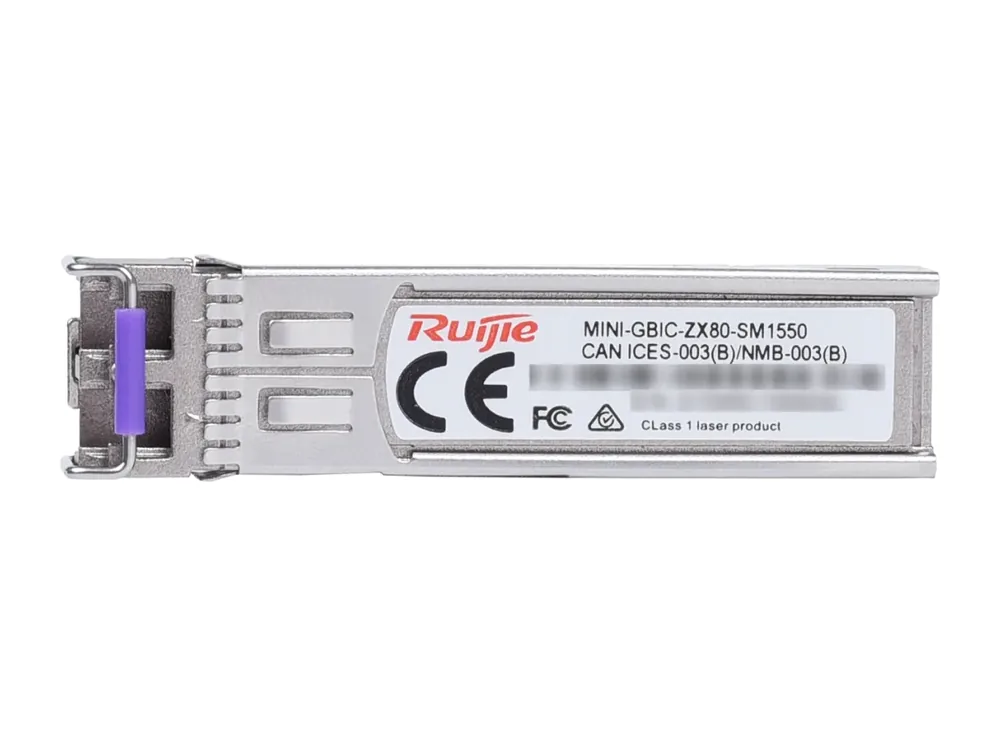 Ruijie MINI-GBIC-ZX80-SM1550 1000BASE-ZX, ảnh hãng nhìn từ trên