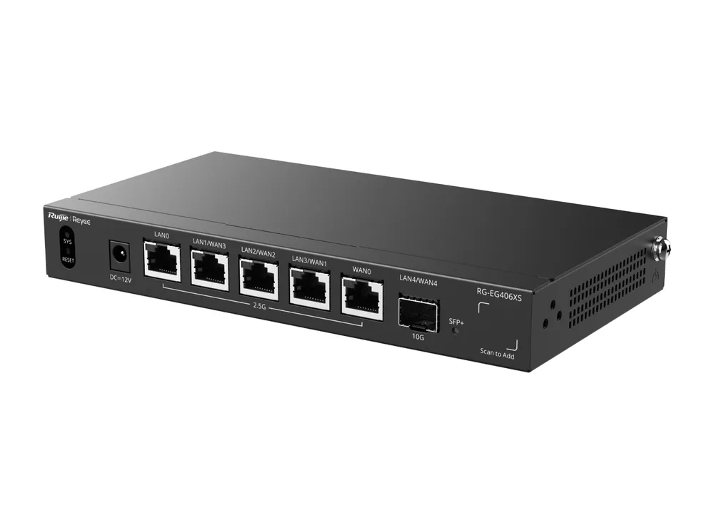 RG-EG406XS Reyee nhìn nghiêng, ảnh hãng Ruijie