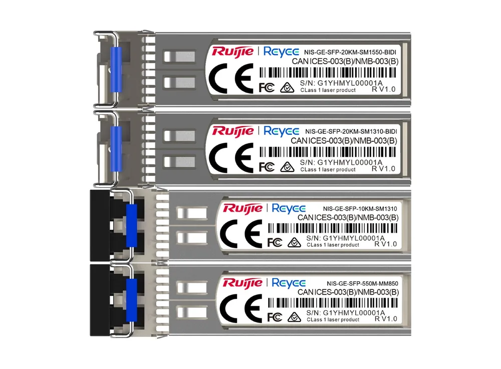 Ảnh chung của dòng NIS-GE-SFP (dòng gồm mã 10KM-SM1310), trích từ datasheet Ruijie