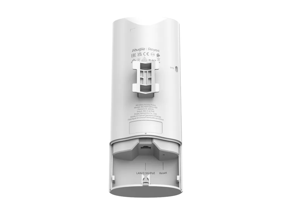 Mặt sau RG-RAP72Pro-OD nhìn từ góc dưới, ảnh hãng Ruijie