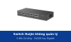 Switch Ruijie không quản lý 5–24 cổng: chọn 10/100 hay Gigabit, để bàn hay gắn rack